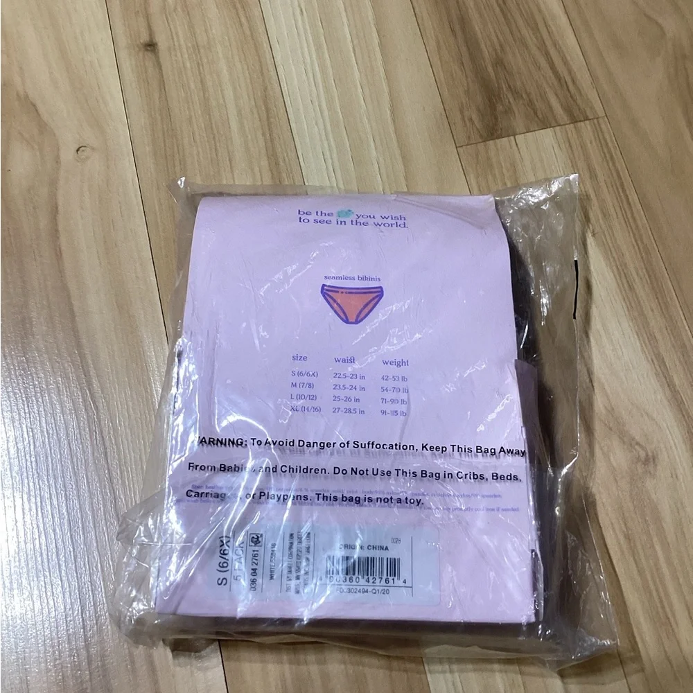 Girls 5 Pack Bikini Underwear - More than Magic Size Small 6/6X